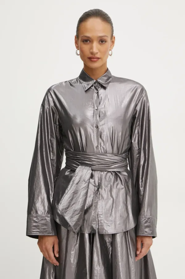 Forte Forte Srajca Forte Forte ženska, vijolična barva, 13590.my shirt