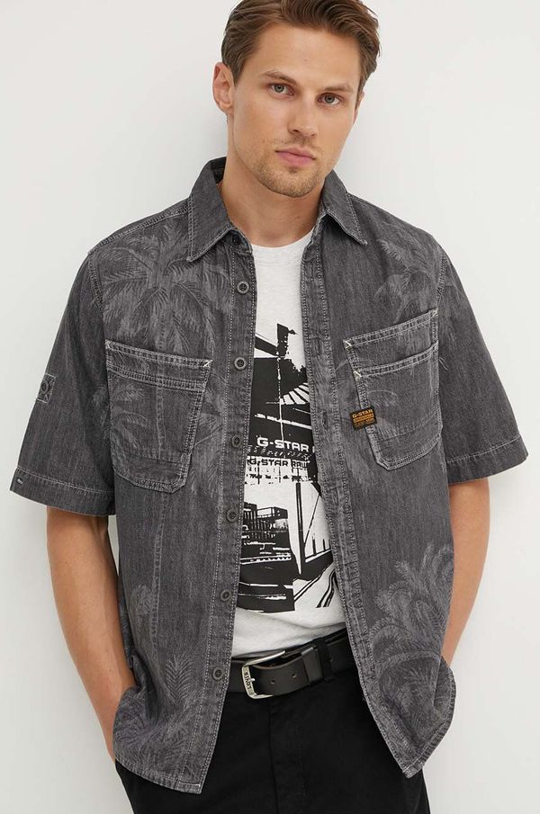 G-Star Raw Srajca G-Star Raw moška, siva barva, D24602-D540