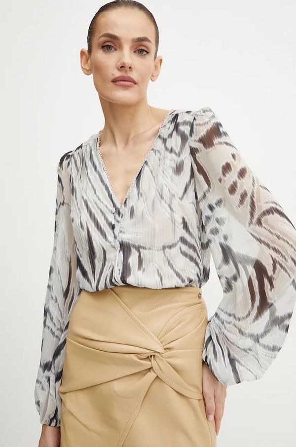 Guess Srajca Guess ženska, bež barva