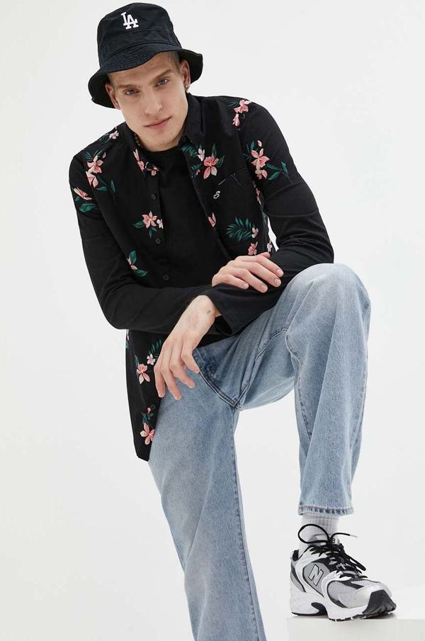 Hollister Co. Srajca Hollister Co. moška, črna barva