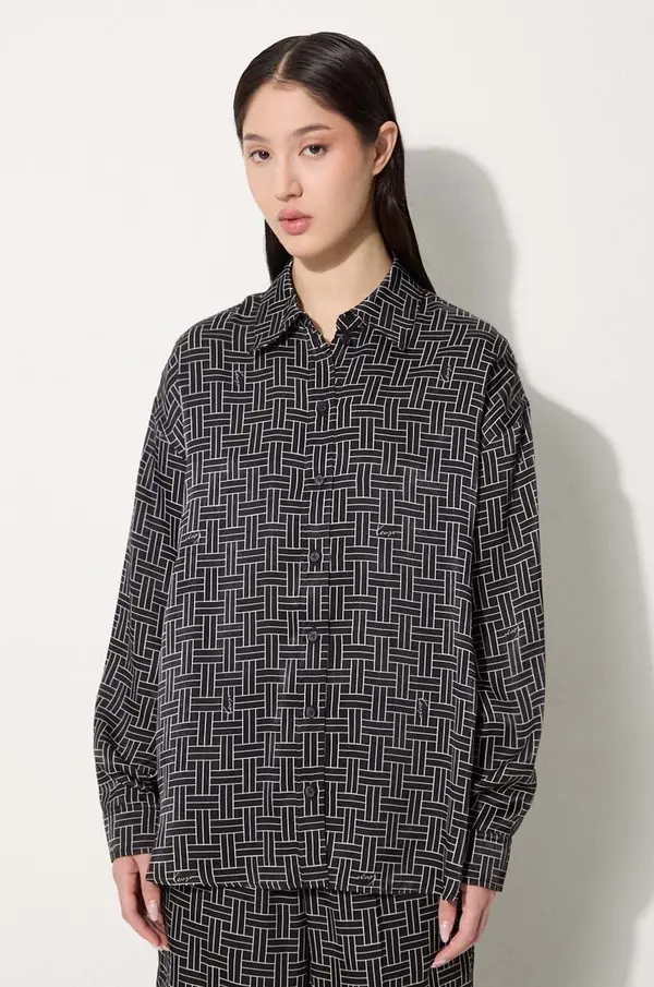 Kenzo Srajca Kenzo Weave Dropped Shoulders Shirt