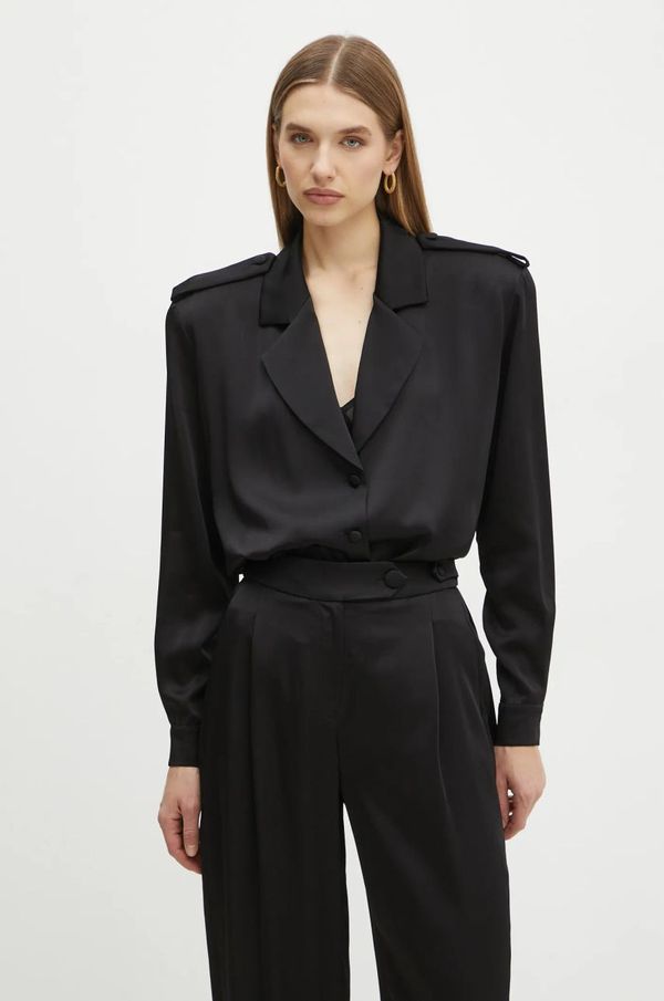 La Mania Srajca La Mania RETRO ženska, črna barva, LM.RETRO