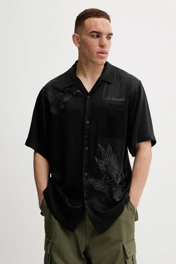 Maharishi Srajca Maharishi Peace Dove Embroidered Shirt