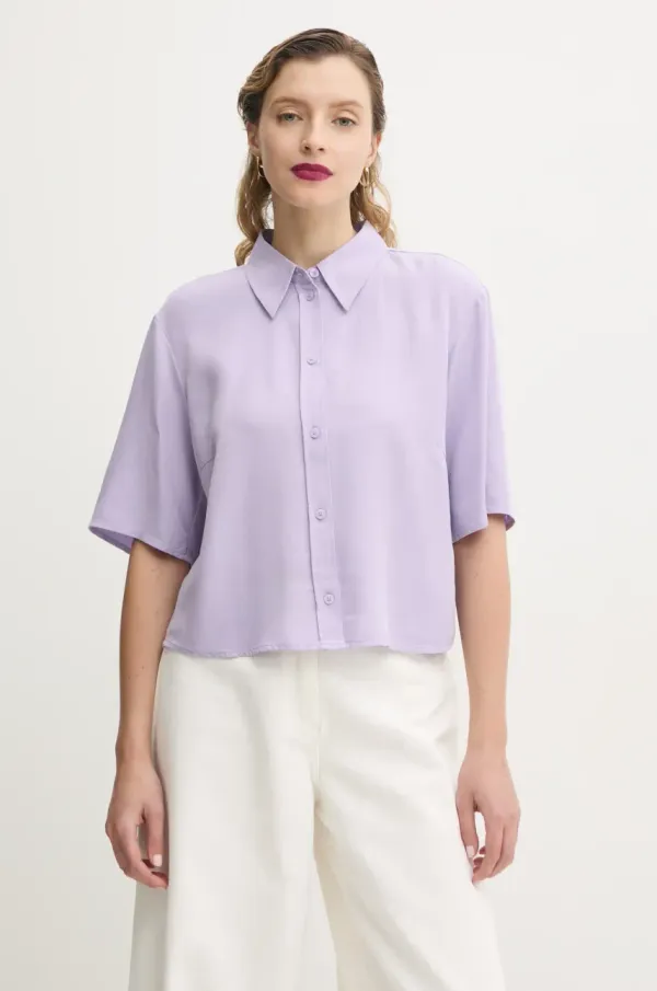 Marc O'Polo Srajca Marc O'Polo ženska, vijolična barva, 5000005872