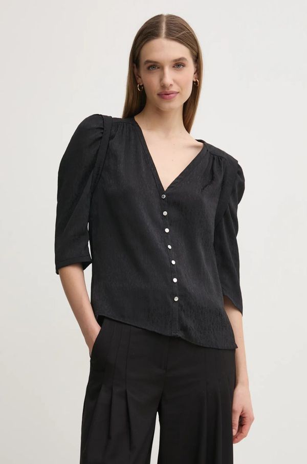 Morgan Srajca Morgan CALA ženska, črna barva, CALA