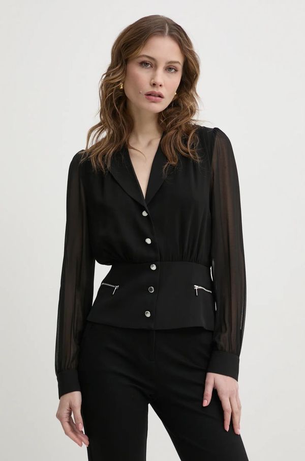 Morgan Srajca Morgan CZIPA ženska, črna barva, CZIPA