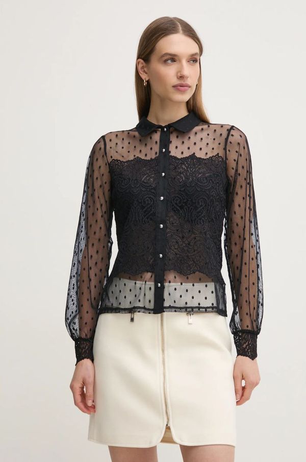 Morgan Srajca Morgan TEDEN ženska, črna barva, TEDEN