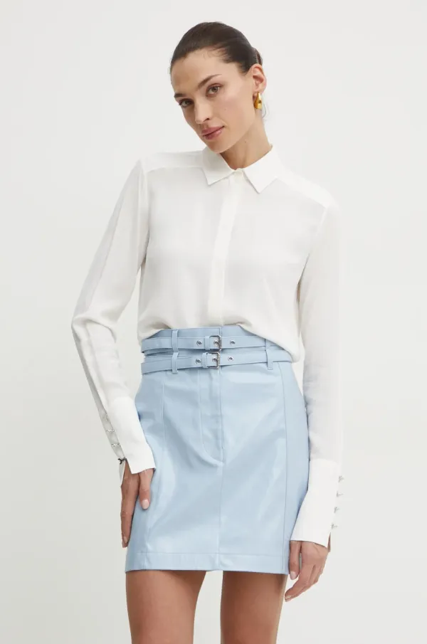 Patrizia Pepe Srajca Patrizia Pepe ženska, bela barva, 8C0761 A8I1