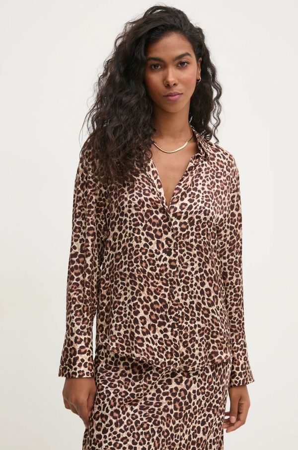 Pedro del Hierro Srajca Pedro del Hierro ženska, rjava barva, 6638235