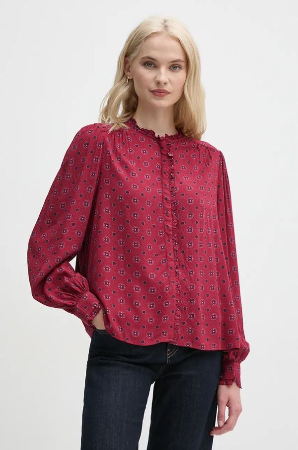 Pepe Jeans Srajca Pepe Jeans ORA ženska, rdeča barva, PL304943