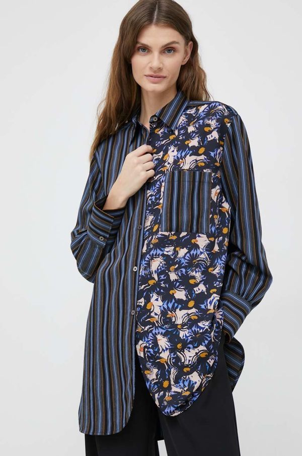 PS Paul Smith Srajca PS Paul Smith ženska, mornarsko modra barva,