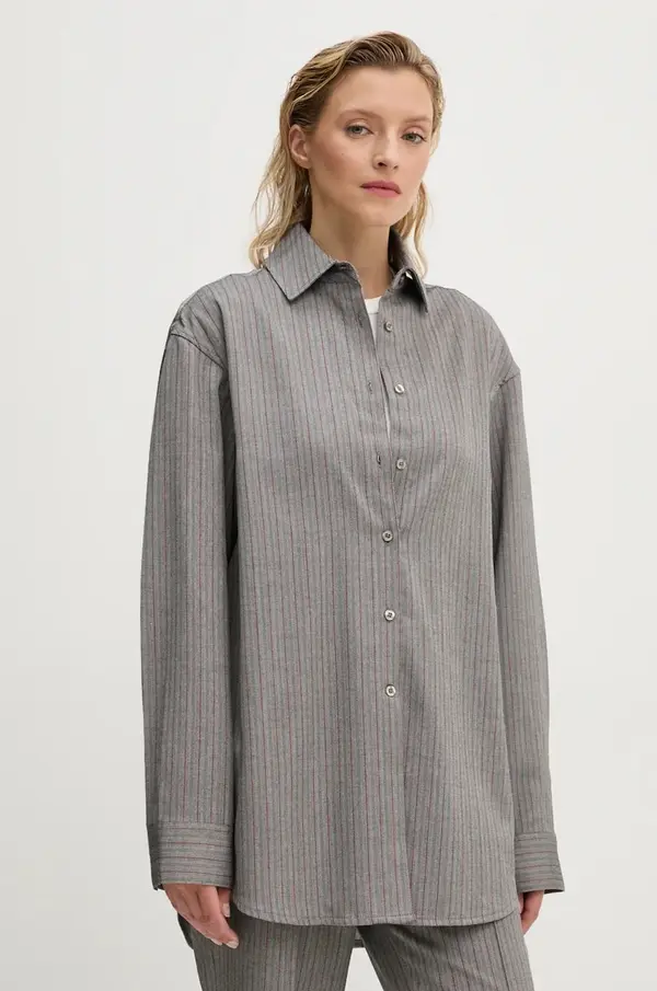 Remain Srajca Remain Herringbone Overshirt