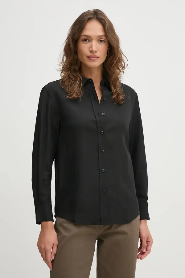 Calvin Klein Srajca s primesjo lanu Calvin Klein
