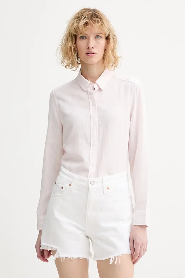 Levi's Srajca s primesjo lanu Levi's NEW CLASSIC FIT BW