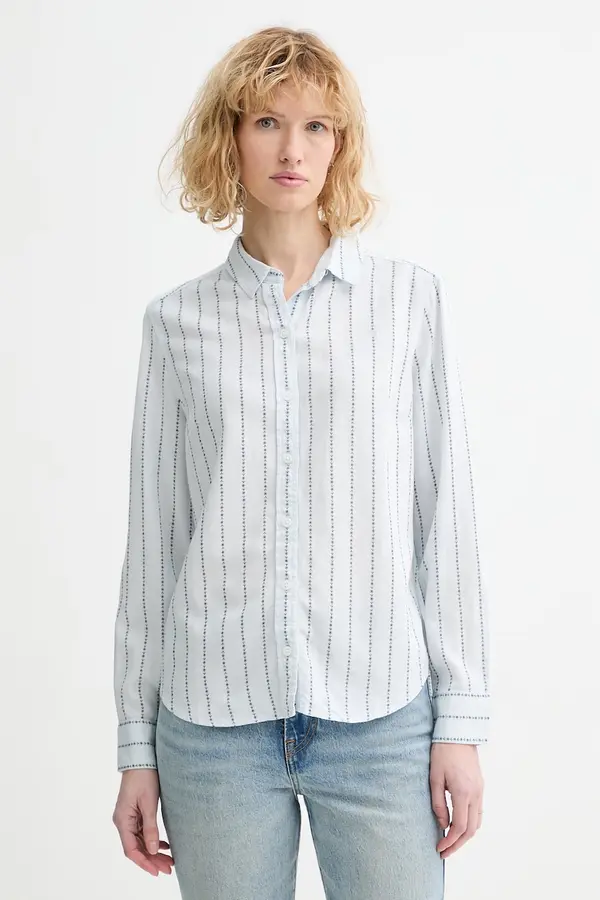 Levi's Srajca s primesjo lanu Levi's NEW CLASSIC FIT BW