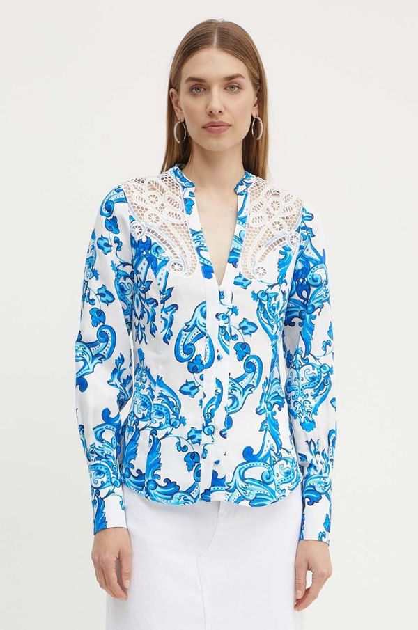 Marciano Guess Srajca s primesjo lanu Marciano Guess BLUE NOTE 4GGH07 9708Z