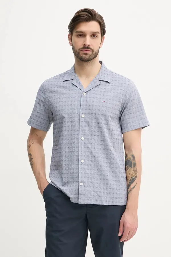 Tommy Hilfiger Srajca s primesjo lanu Tommy Hilfiger