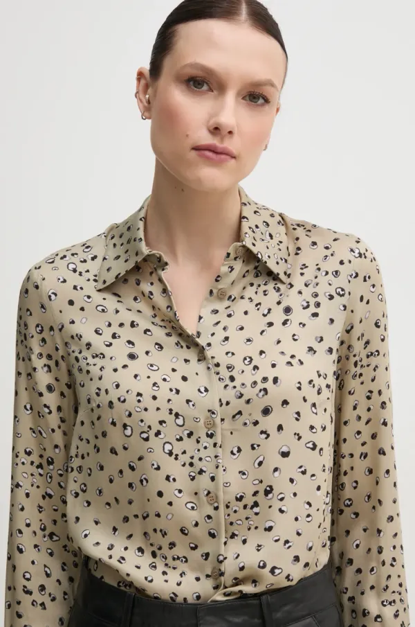 Sisley Srajca Sisley ženska, zelena barva, 5PHVLQFF7