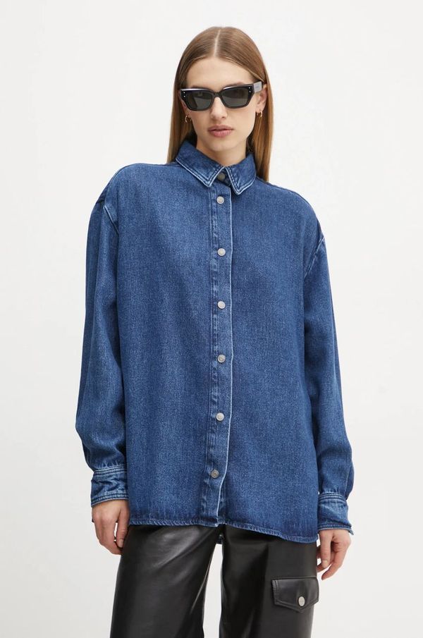 Won Hundred Srajca Won Hundred ženska, mornarsko modra barva, 3617-15162