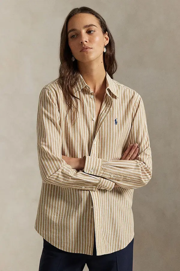 Polo Ralph Lauren Srajca z dodatkom lanu Polo Ralph Lauren