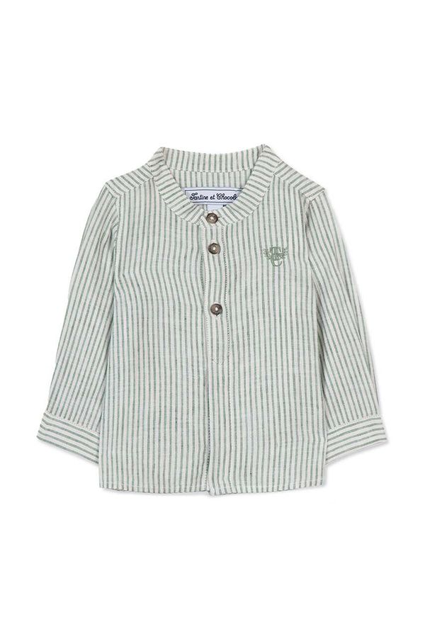 TARTINE ET CHOCOLAT Srajca za dojenčka Tartine et Chocolat bela barva