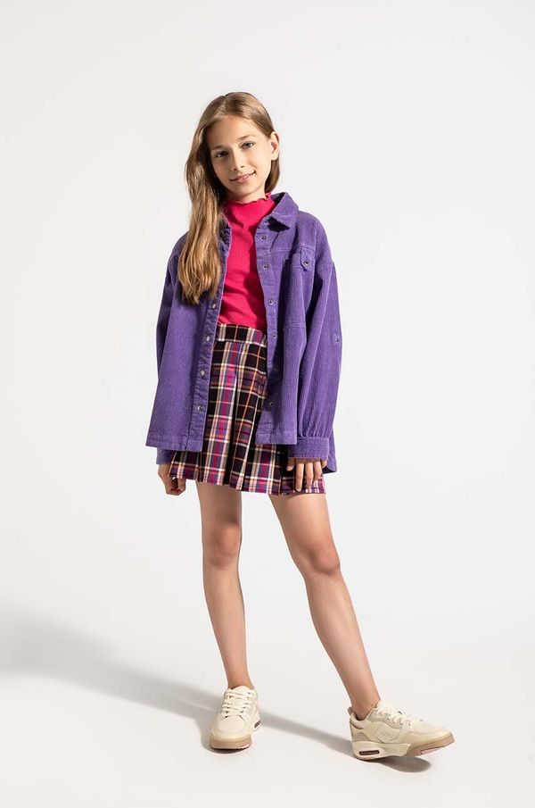 Coccodrillo Srajčna jakna Coccodrillo vijolična barva, ACADEMY GIRL JUNIOR