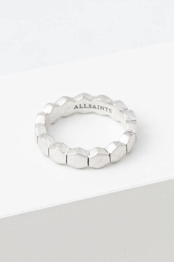 AllSaints Srebrni prstan AllSaints 500107SLV041