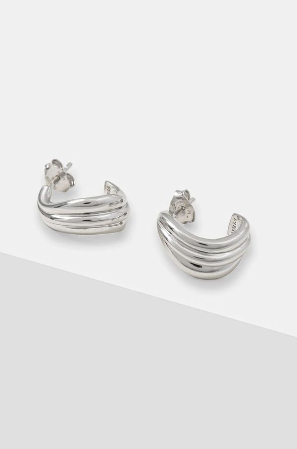 Guess Srebrni uhani Guess JSBE04 414JW