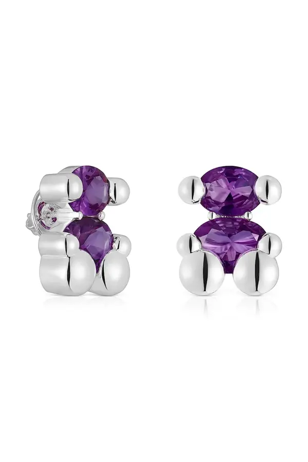 Tous Srebrni uhani Tous Bold Bear Lab