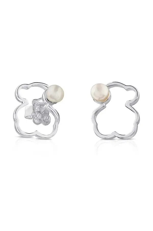Tous Srebrni uhani Tous Silueta Silver