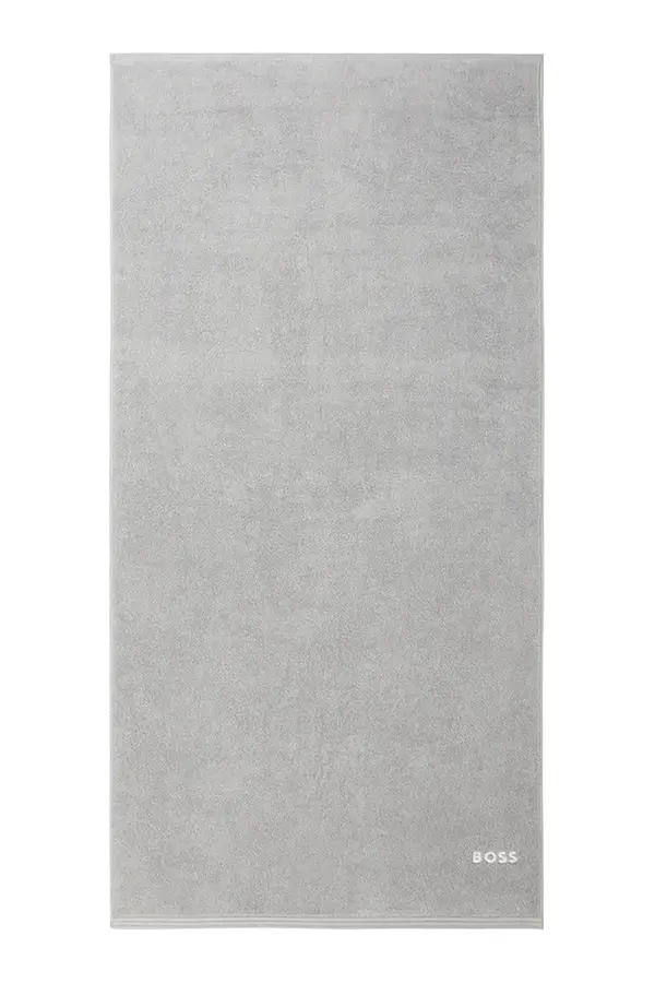BOSS Srednje velika bombažna brisača BOSS EDGE Mineral 70 x 140 cm