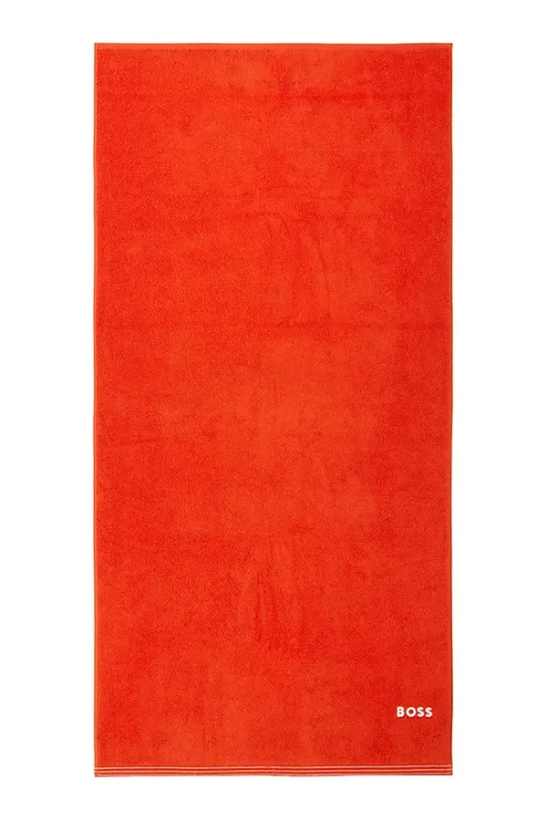 BOSS Srednje velika bombažna brisača BOSS EDGE Spice 70 x 140 cm