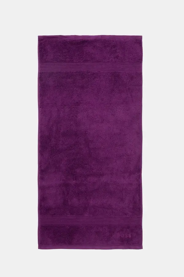 BOSS Srednje velika bombažna brisača BOSS Loft Dalhia 50 x 100 cm