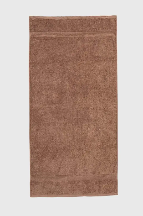 BOSS Srednje velika bombažna brisača HUGO BOSS Bath Towel Loft 70 x 140 cm