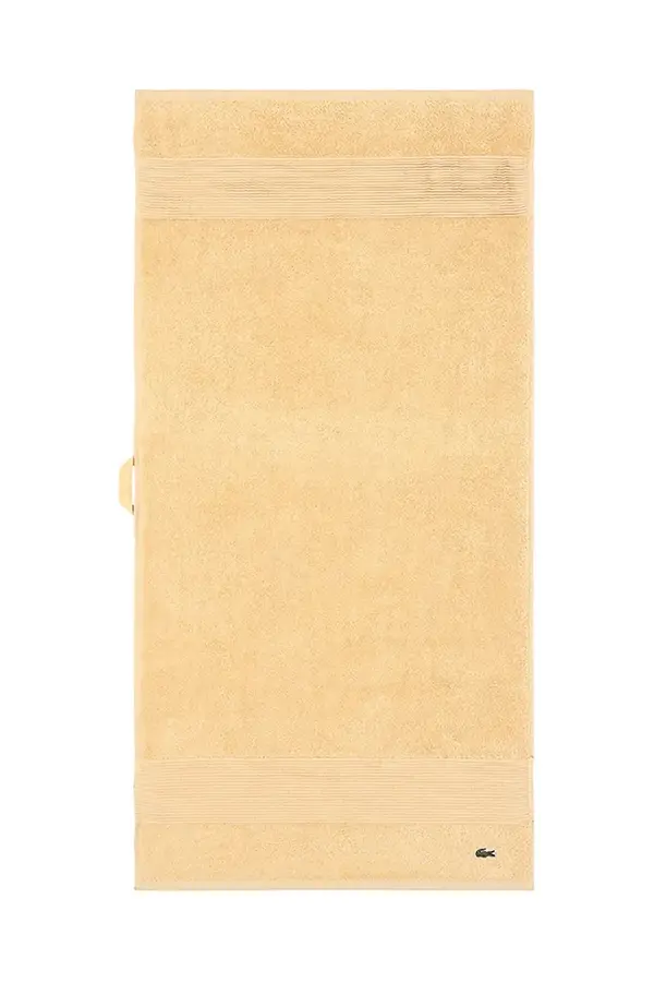 Lacoste Srednje velika bombažna brisača Lacoste L LECROCO Sesame 50 x 100 cm