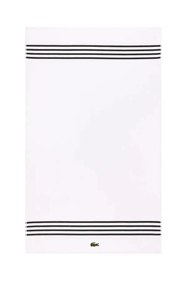 Lacoste Srednje velika bombažna brisača Lacoste LCOURTLI Bitume 90 x 150 cm