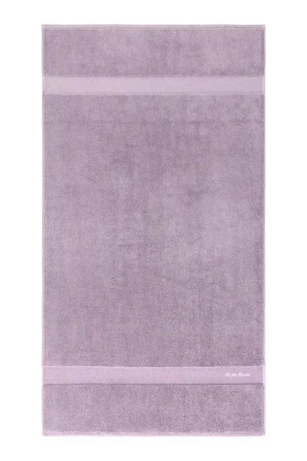 Ralph Lauren Srednje velika bombažna brisača Ralph Lauren DULANEY Lilac 75 x 137 cm