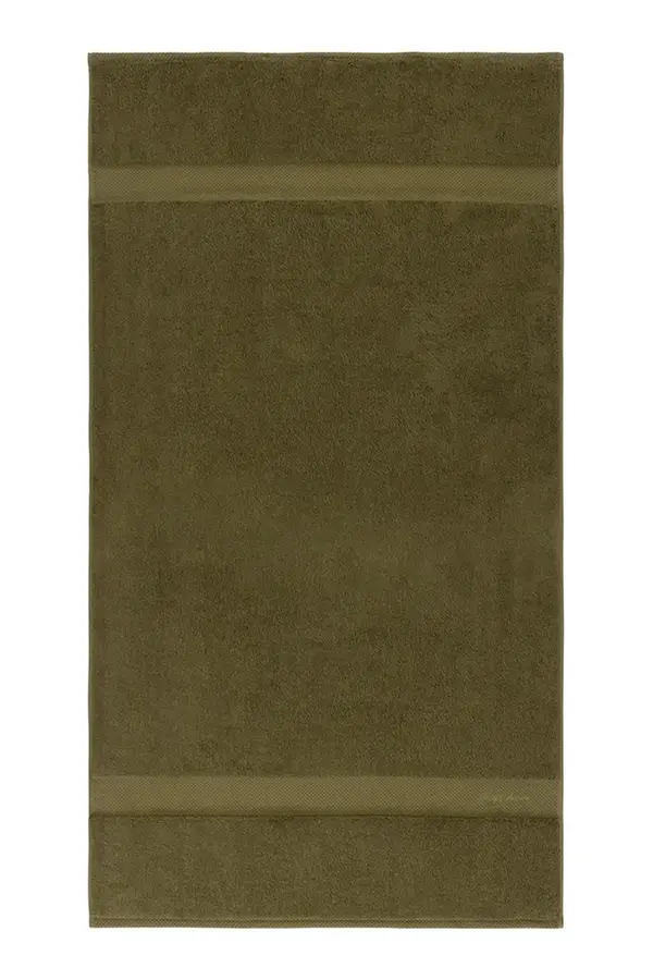 Ralph Lauren Srednje velika bombažna brisača Ralph Lauren DULANEY Olive 75 x 137 cm