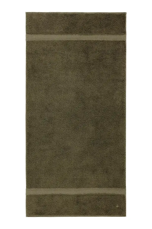 Yves Delorme Srednje velika brisača z bombažem Yves Delorme ETOILE Kaki 70 x 140 cm