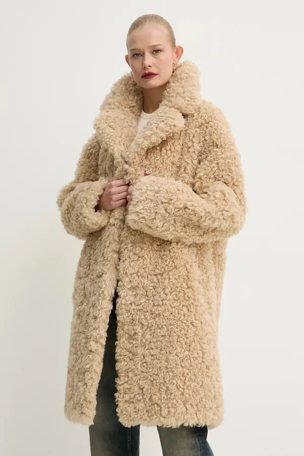 Stand Studio Stand Studio plašč iz umetnega krzna ženski Camille Cocoon Coat