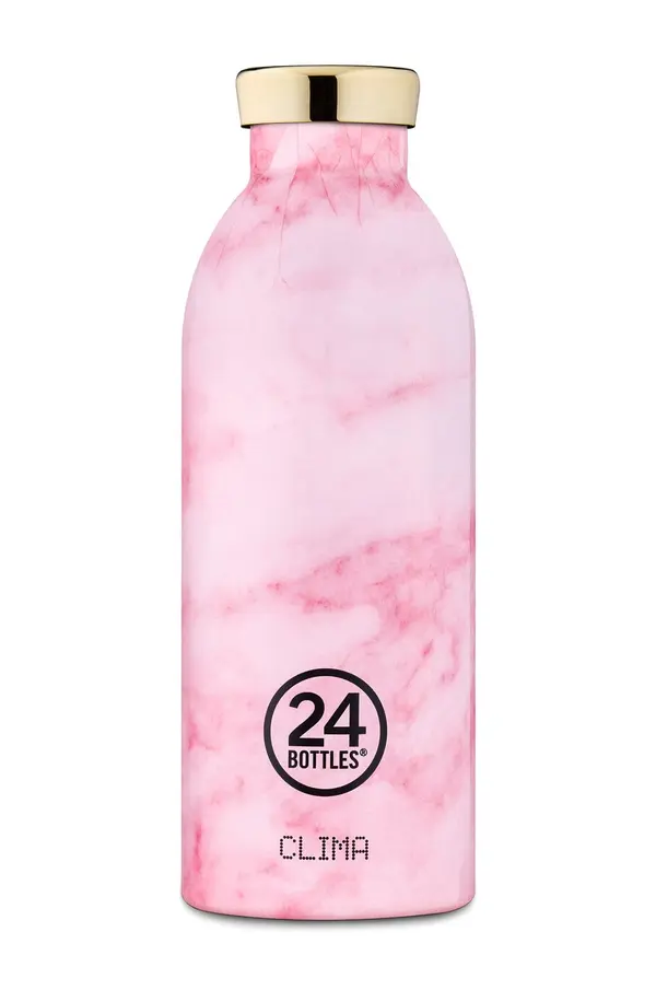 24bottles Steklenica 24bottles Clima Pink Marble 500ml