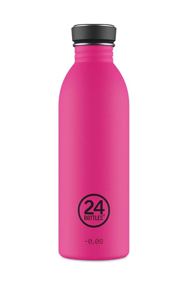 24bottles Steklenica 24bottles Urban Bottle 500ml Stone Passion Pink roza barva, Urban.Bottle.050.paspin