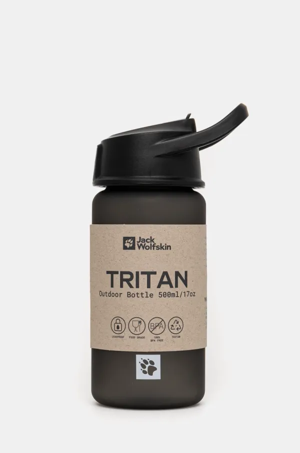 Jack Wolfskin Steklenica Jack Wolfskin Saima Straw 500 ml črna barva, A63995