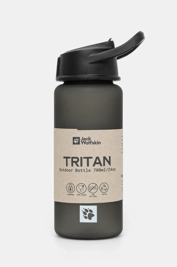 Jack Wolfskin Steklenica Jack Wolfskin Saima Straw 700 ml črna barva, A64000