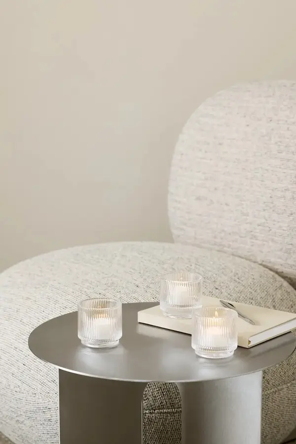 Stelton Stelton komplet svečnikov dekorativni iz stekla 6,5 cm