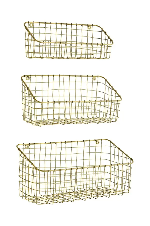 Madam Stoltz Stenska košara za shranjevanje Madam Stoltz 3-pack