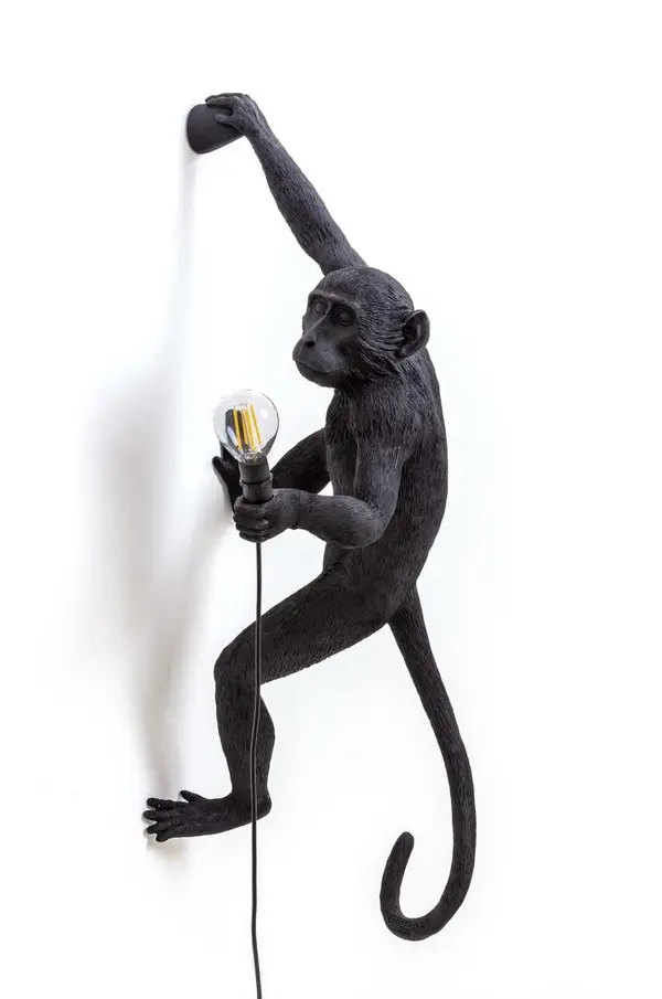 Seletti Stenska luč Seletti The Monkey Lamp Hanging