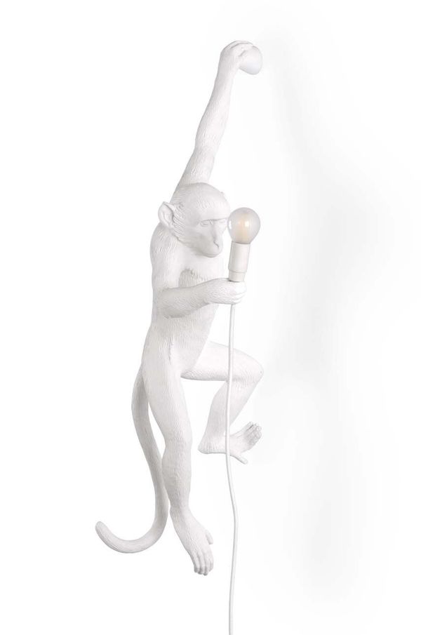 Seletti Stenska luč Seletti The Monkey Lamp Hanging