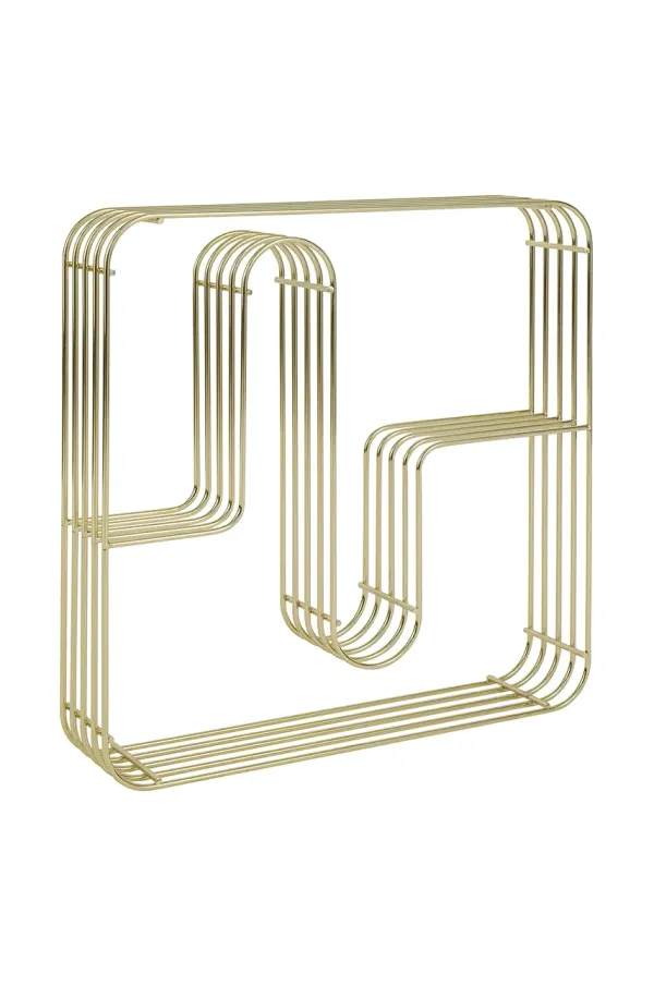 AYTM Stenska polica AYTM Curva rumena barva, 0