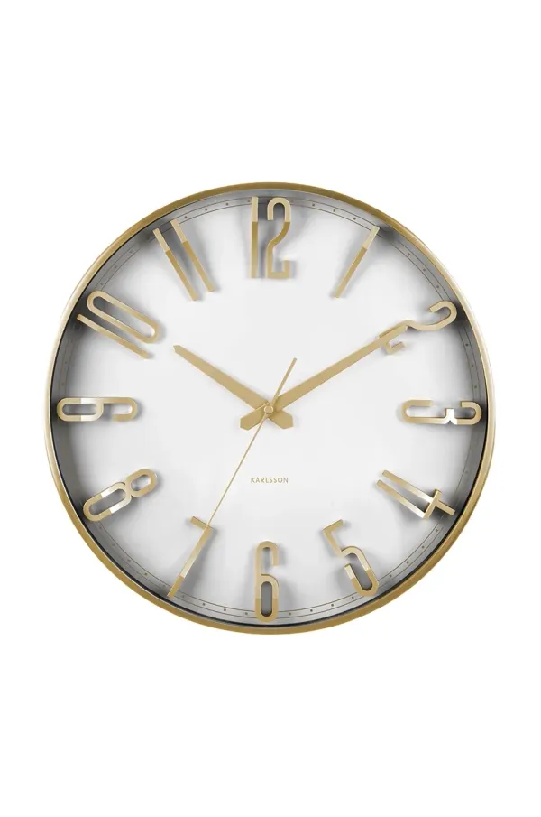 Karlsson Stenska ura Karlsson Elevated Glam bela barva